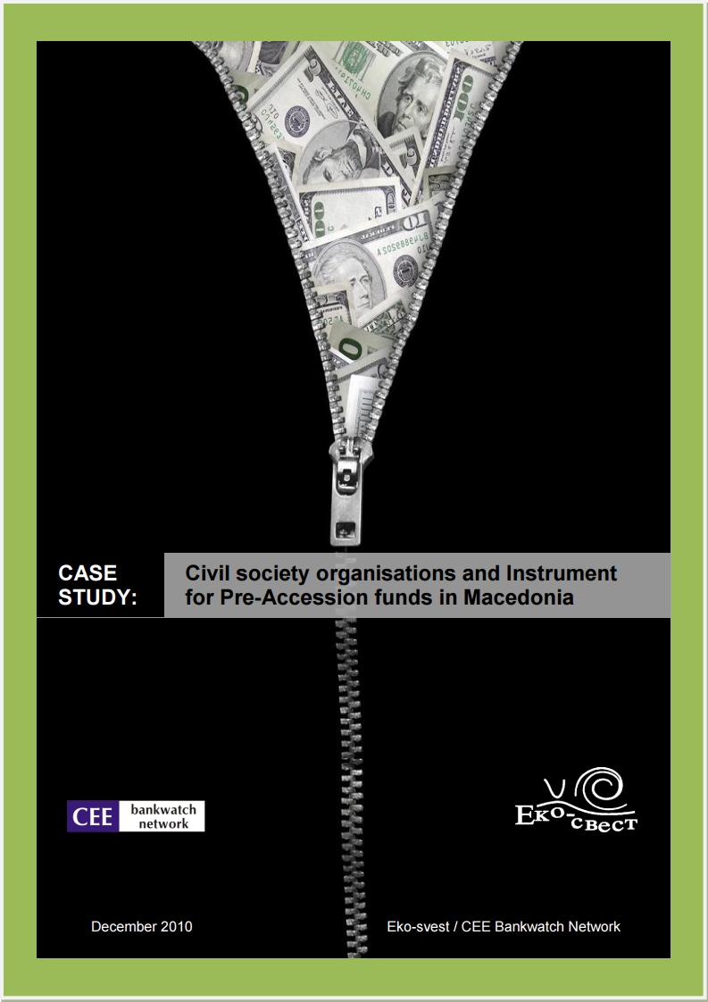 Case study: Civil society organizations and instrument for Pre-Accession funds in Macedonia (2010)