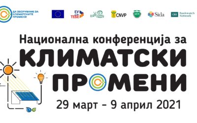 Двонеделна онлајн- конференција за климатските промени и вклученоста на граѓанскиот сектор во носење политики