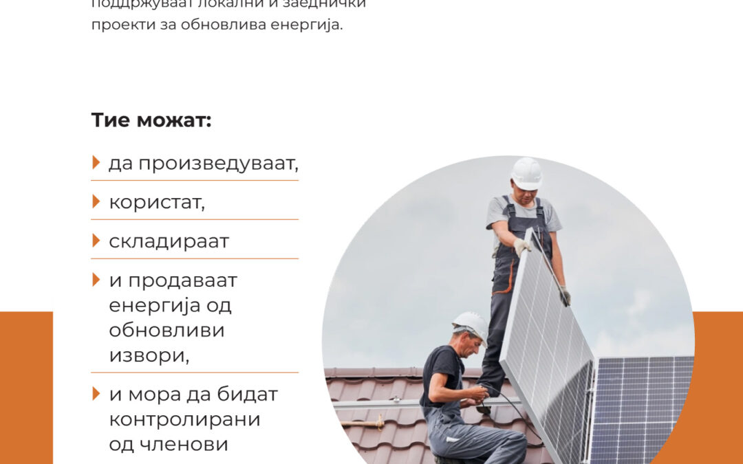 Енергетски граѓански заедници – локална сила за обновлива енергија и праведна транзиција (2025)